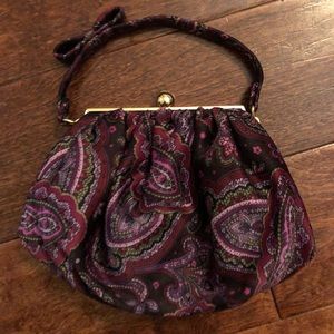 Ann Taylor clutch/purse in lovely purples